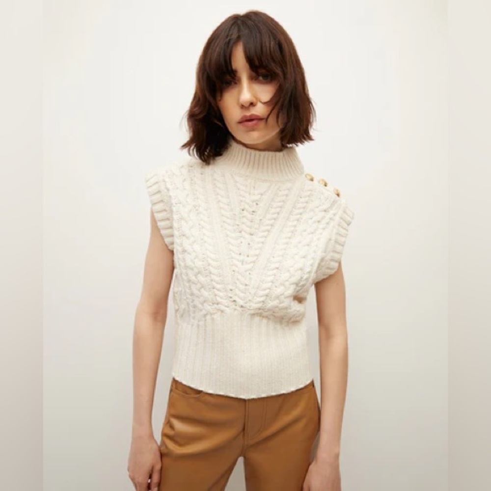 Veronica Beard Holton Knit Vest NWT Size XS